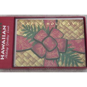 Hawaiian Holiday Greeting Cards 10 Cards And Envelopes NEW Sealed